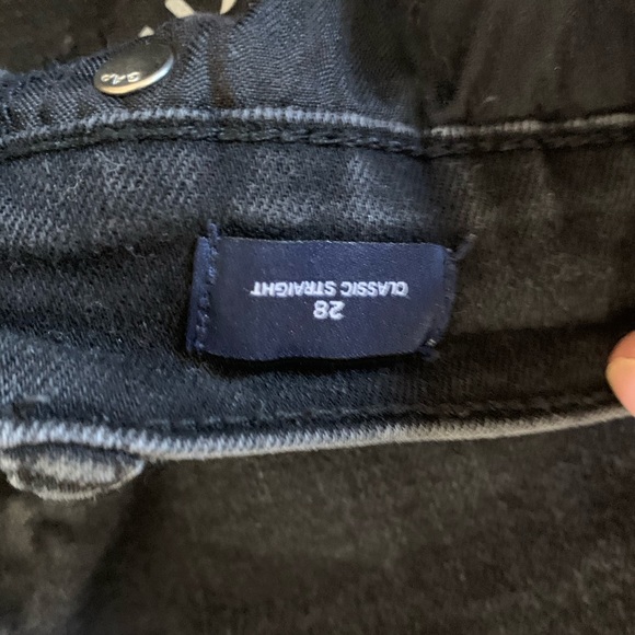Gap size 28 black jeans - Picture 1 of 3